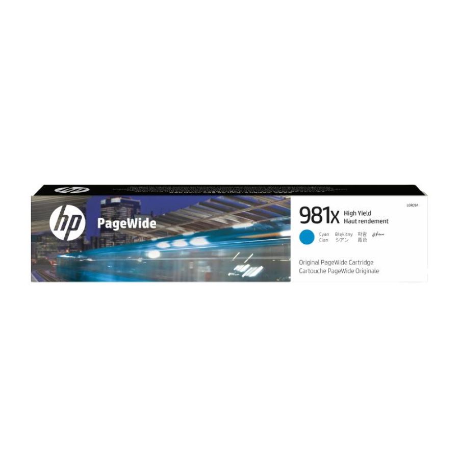 Hp cartuccia ciano originale ad alta capacità 981x pagewide