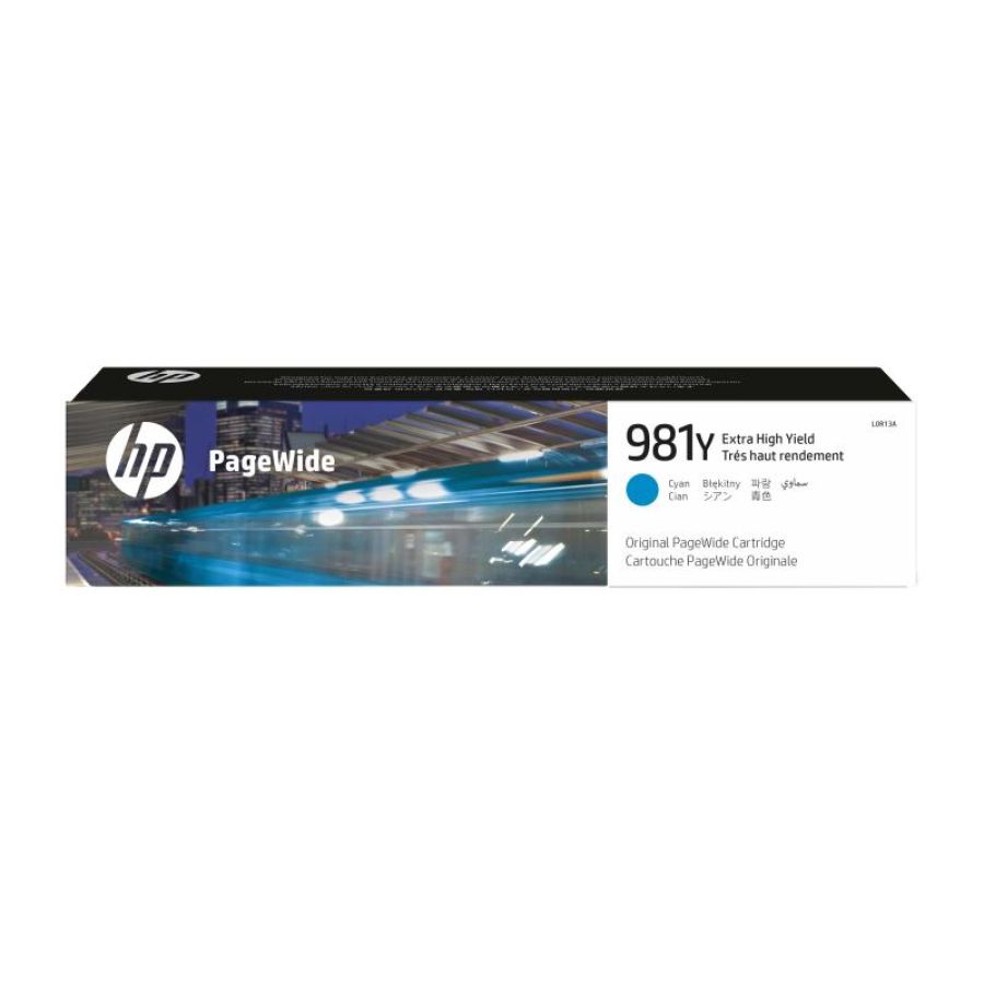 Hp cartuccia ciano originale ad altissima capacità pagewide 981y