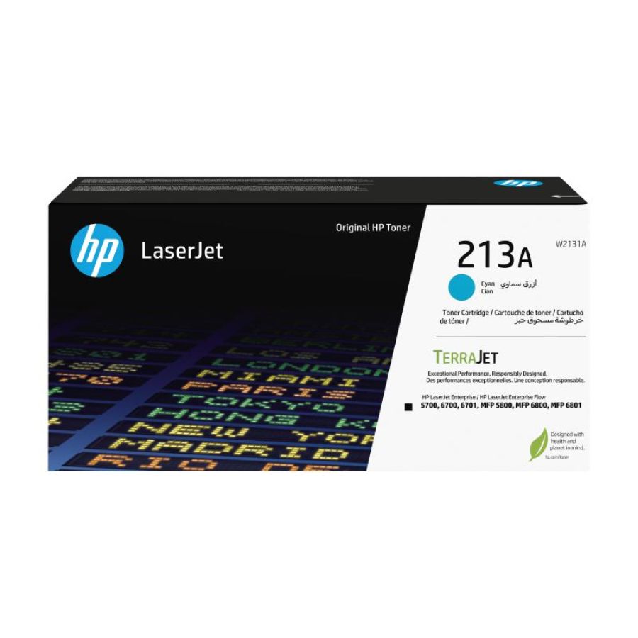 Hp cartuccia toner originale ciano laserjet 213a