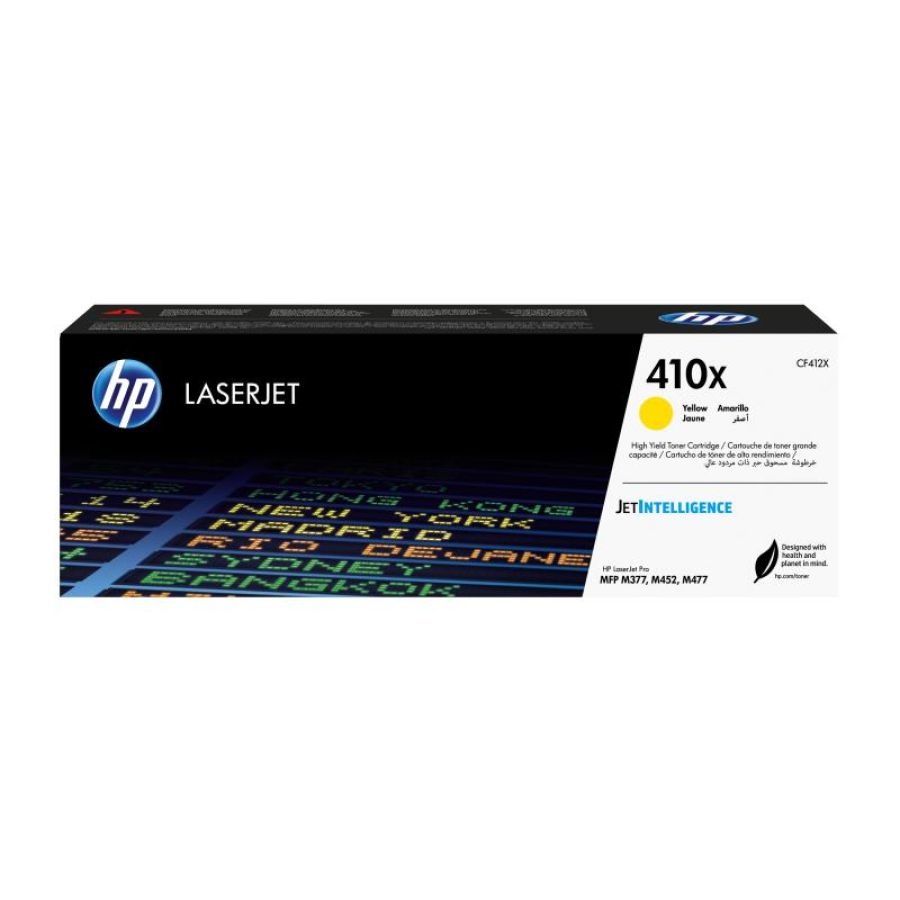 Hp cartuccia toner originale giallo ad alta capacità laserjet 410x