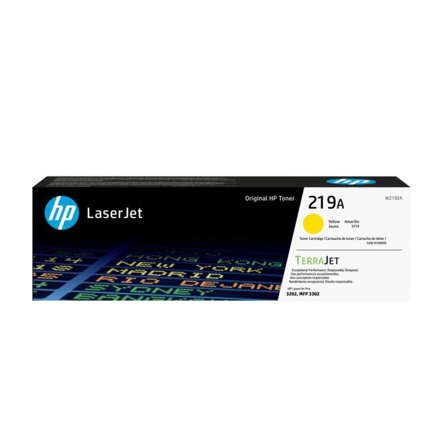 Hp cartuccia toner originale laserjet 219a giallo