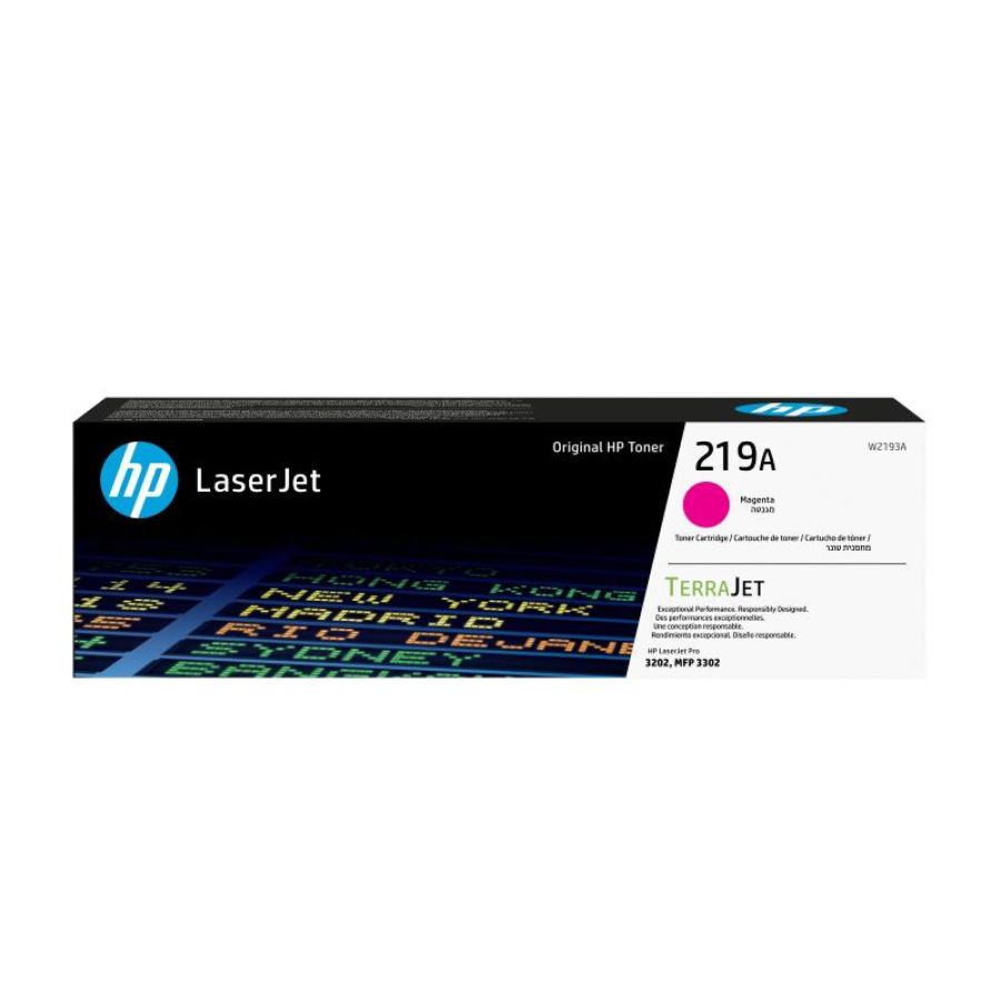 Hp cartuccia toner originale laserjet 219a magenta