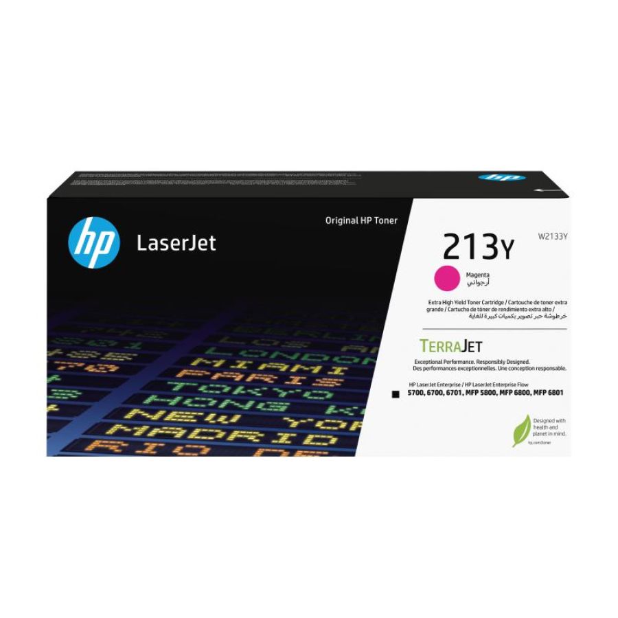 Hp cartuccia toner originale magenta ad altissima capacità laserjet 213y