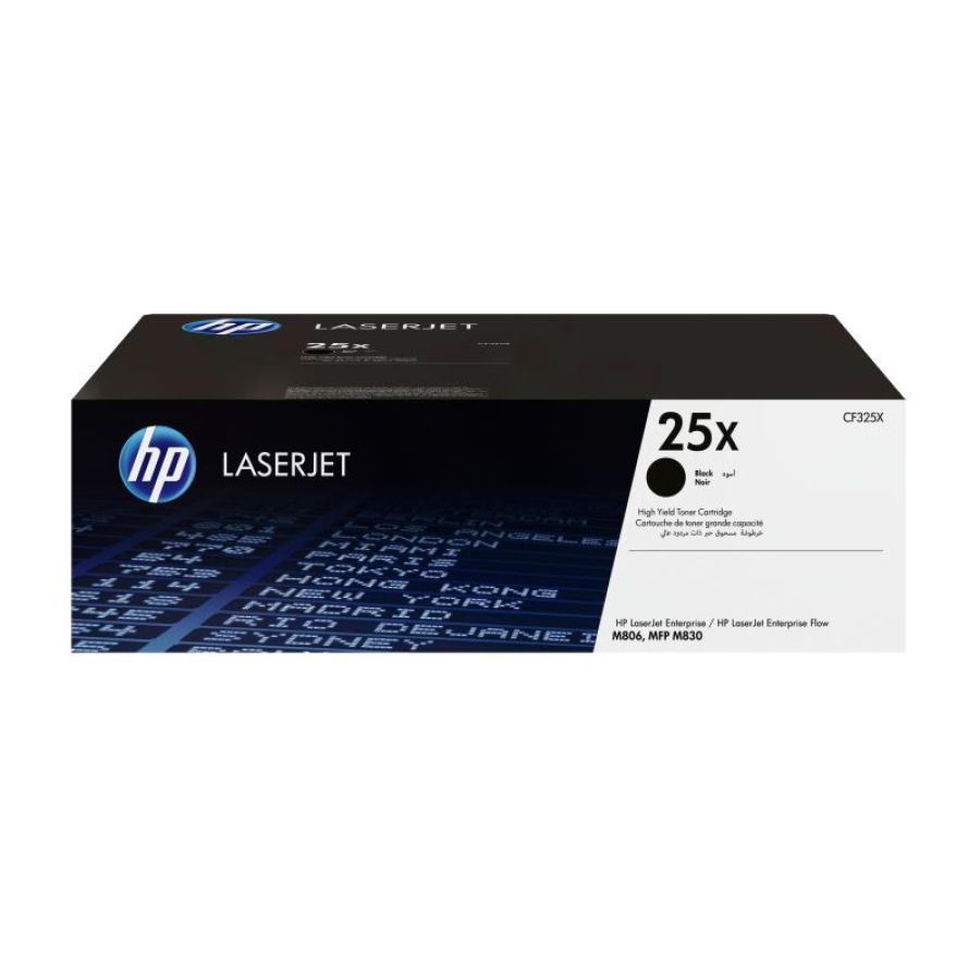 Hp cartuccia toner originale nero ad alta capacità laserjet 25x