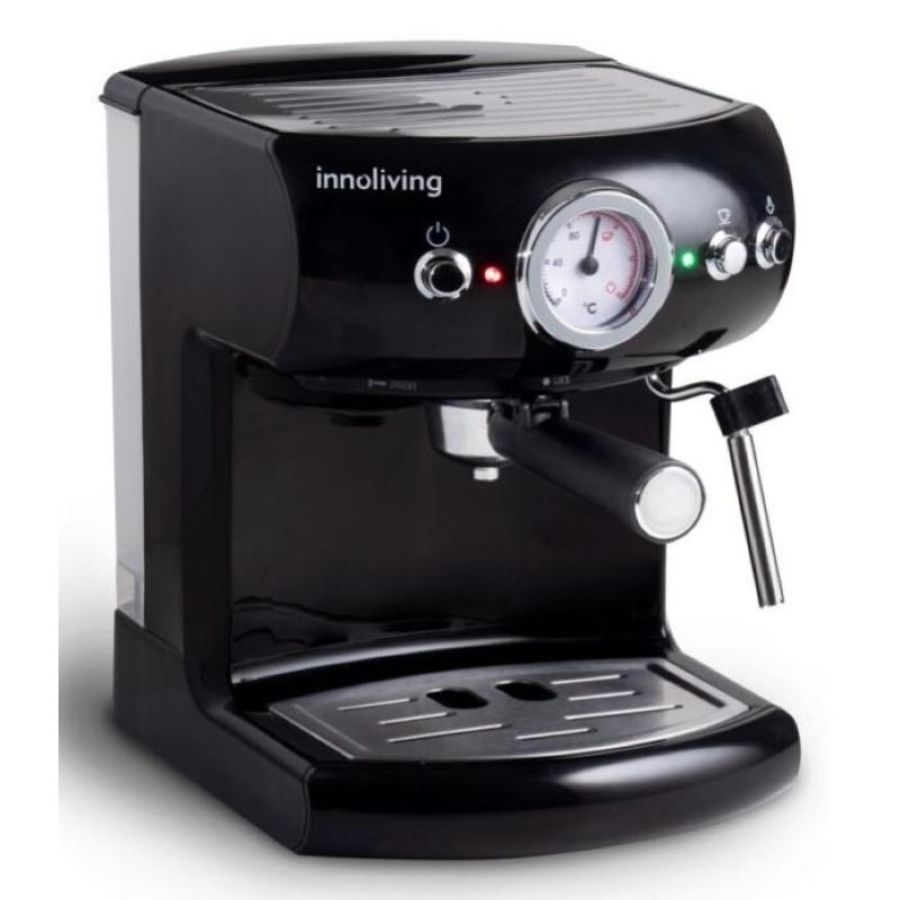 Innoliving macchina da caffe capsule/cialde cappuccinatore nero inn-789