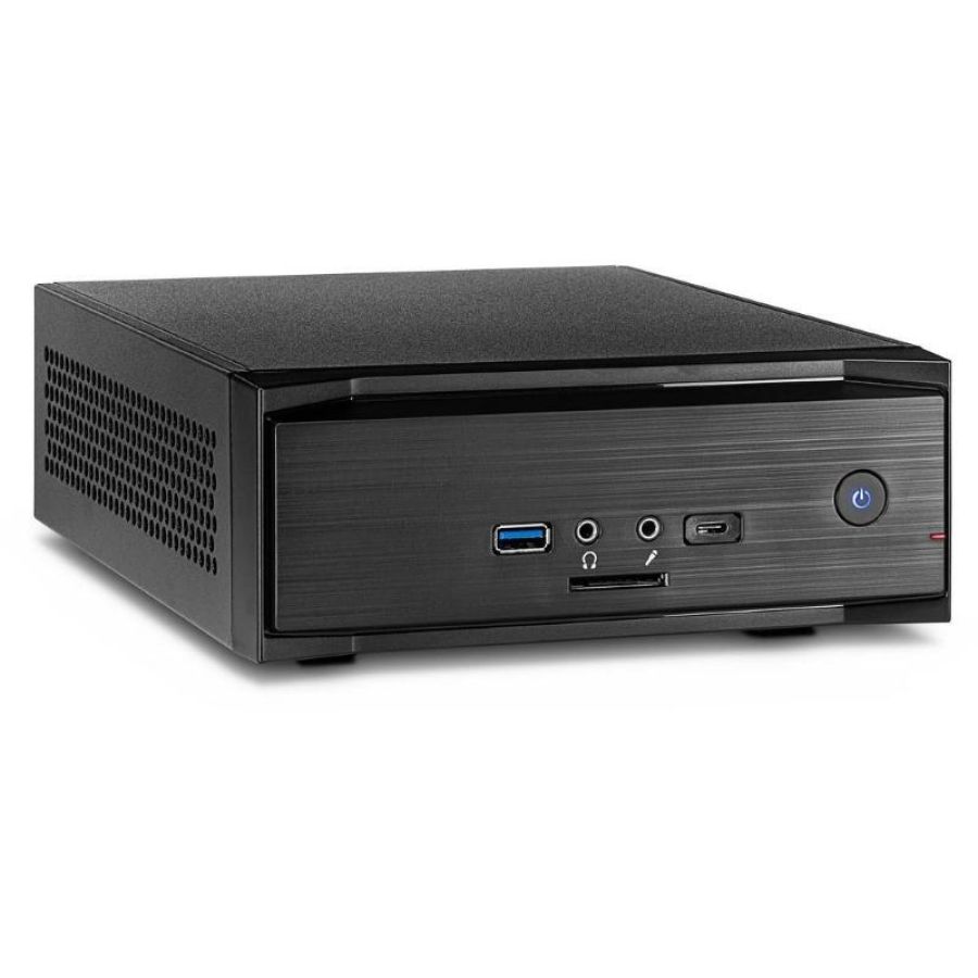 Inter-tech mw-01 ii gehäuse mini-itx, usb 3.0 (typ a+c) schwarz, cardreader