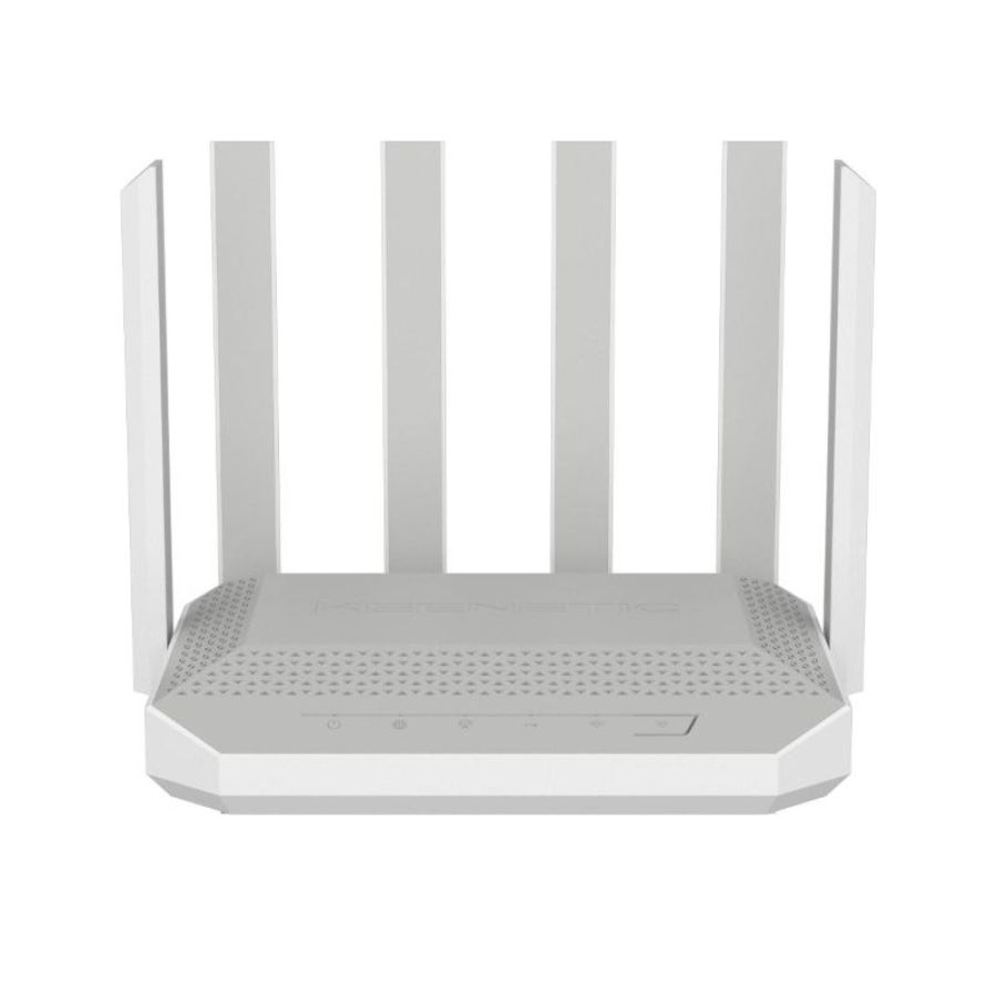 Keenetic modem/router hero 5g dual sim, wi-fi 6 ax3000 mesh, n.1 porta da 2,5gb, smart switch 4 port