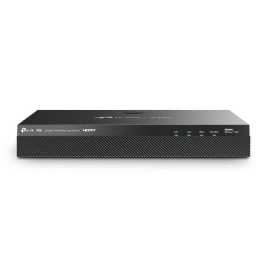 Nvr ip poe+ tp-link vigi nvr2016h-16mp 16canali -usc.video hdmi 4k-risol. fino 16mp 2 interf.hdd fino 10tb cad.-supp. poe+
