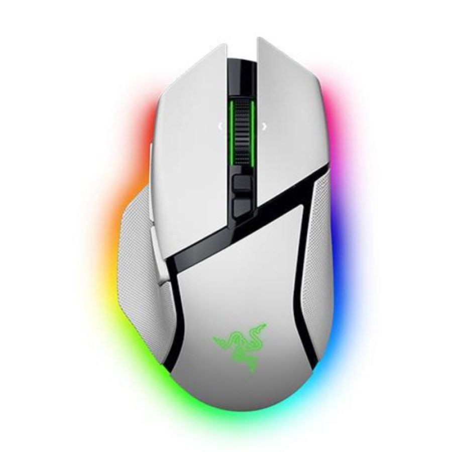 Razer basilisk v3 pro 35k weiß - voll anpassbare kabellose ergonomische gaming-maus