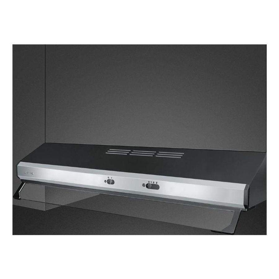 Smeg cappa aspirante incasso semi integrata 90cm c silver led ksec91xe3