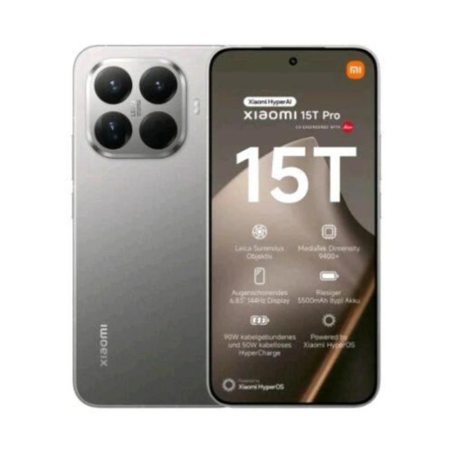 Xiaomi 15t pro 5g dual sim 6.83 octa core 256gb ram 12gb 5g europa grey