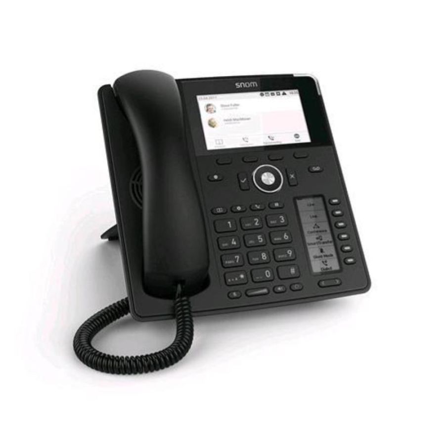 Telefono snom d785 telefono ip da tavolo nero