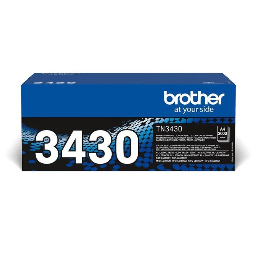 Brother tn-3430 cartuccia toner 1 pz originale nero
