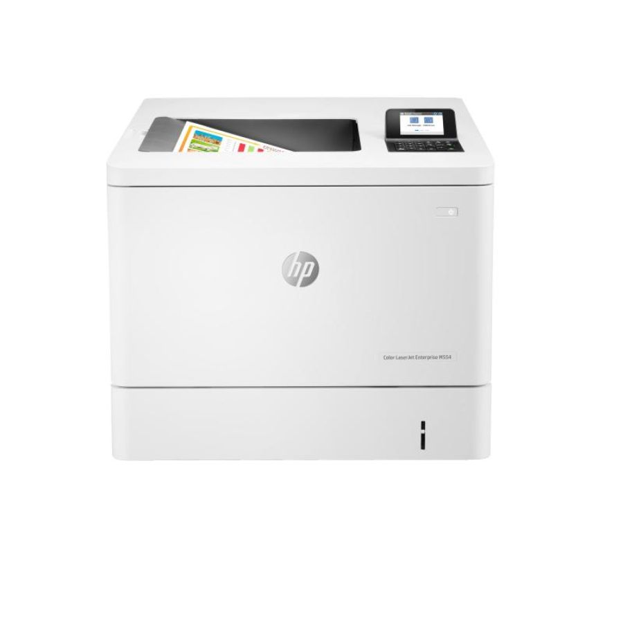 Hp color laserjet enterprise stampante enterprise color laserjet m554dn, colore, stampante per stampa, porta usb frontale,