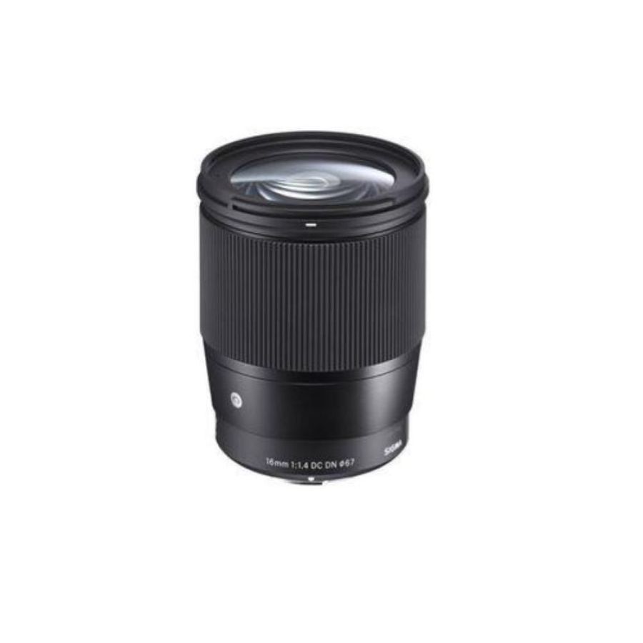 Sigma 16mm / f 1.4 dc dn c so milc obiettivo ampio nero
