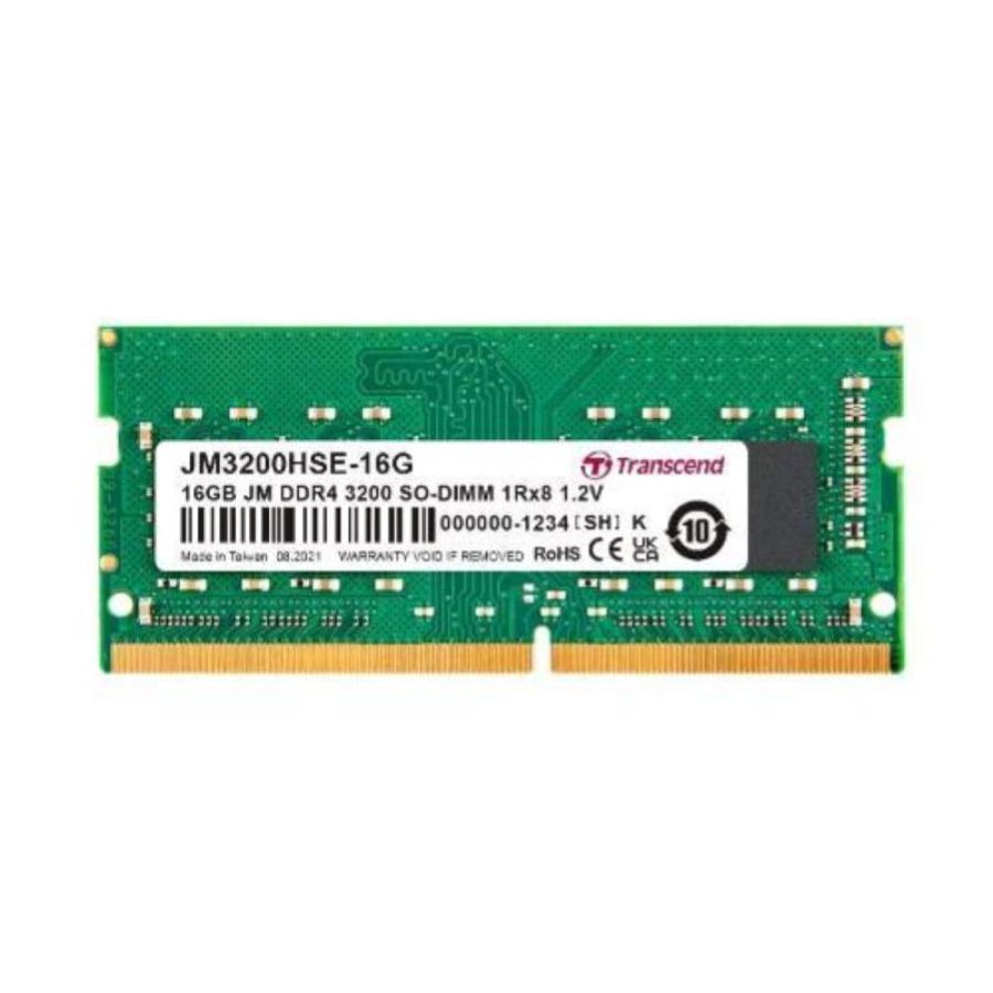 Transcend jm3200hsb-16g memoria ram 16gb 3.200mhz tipologia so-dimm tecnologia ddr4