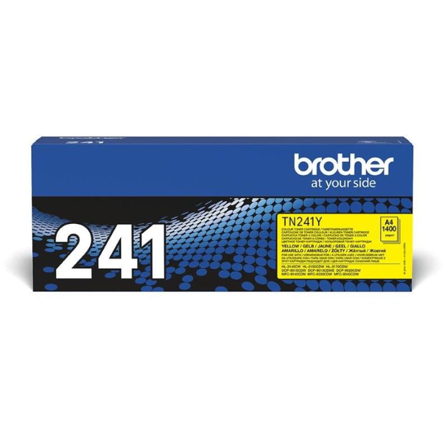 Brother tn-241y cartuccia toner 1 pz originale giallo