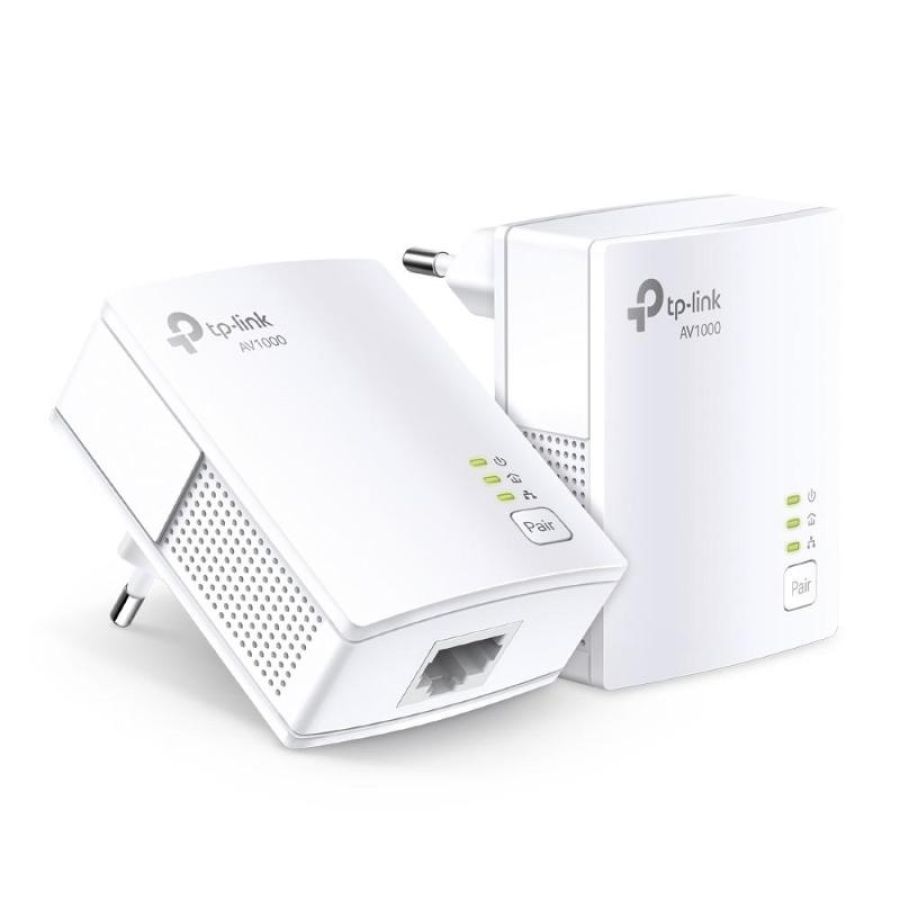 Tp-link tl-pa7017 kit adattatore di rete powerline 1000 mbit/s collegamento ethernet lan bianco 2 pz