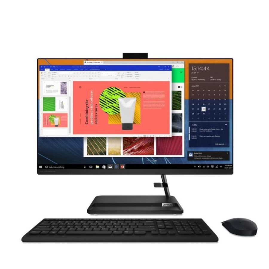 Lenovo ideacentre f0fy00mgge all-in-one pc amd ryzen? 7 7730u 68,6 cm (27\) 1920 x 1080 pixel pc all-in- - tastiera qwertz