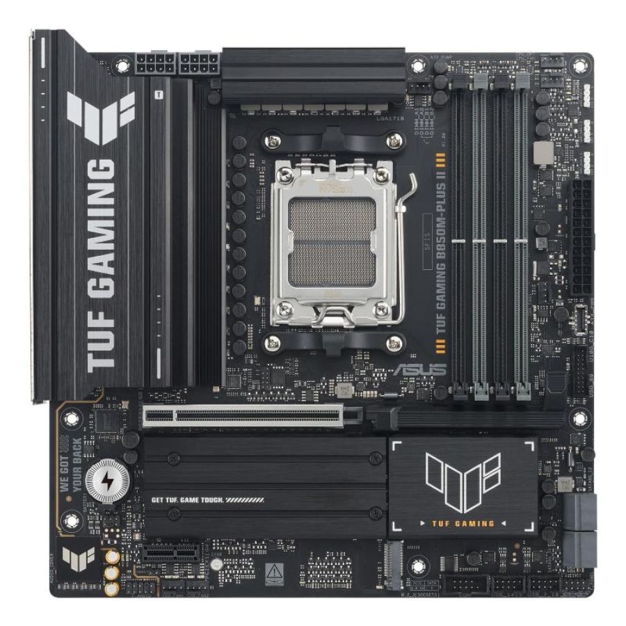 Asus tuf gaming b850m-plus ii amd b850 socket am5 micro atx