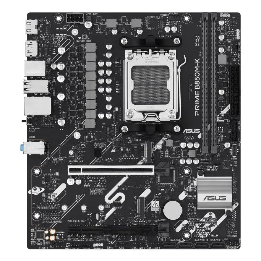 Asus prime b850m-k amd b850 socket am5 micro atx