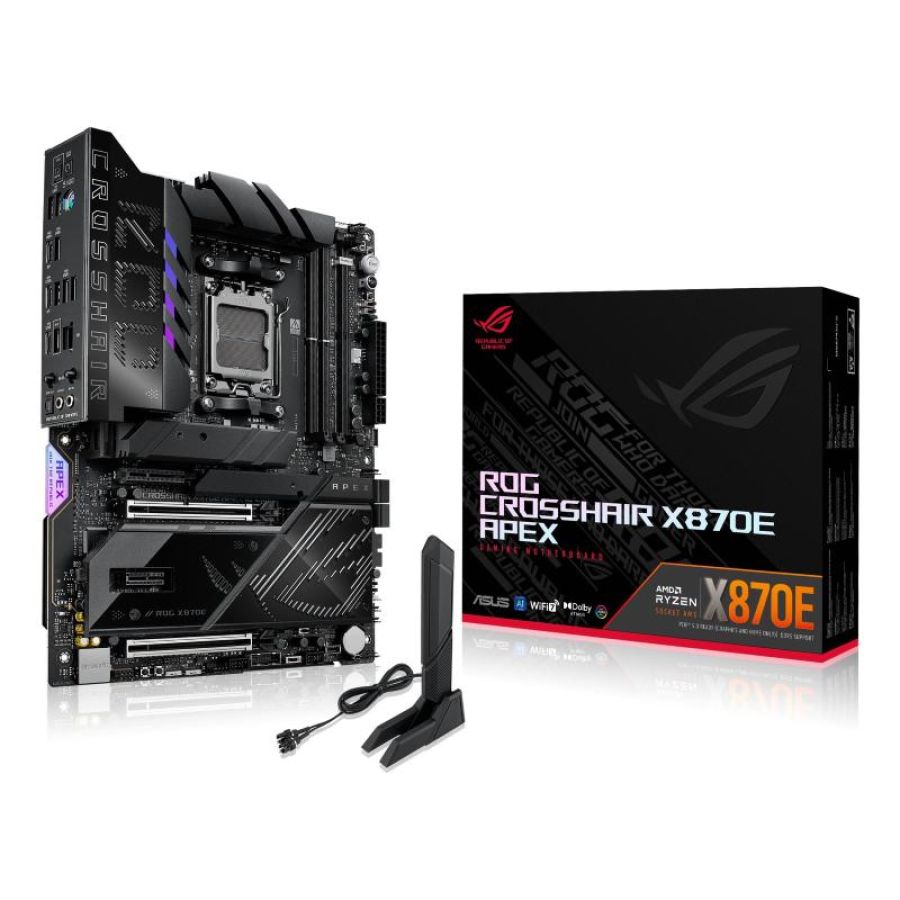 Asus rog crosshair x870e apex amd x870e socket am5 atx