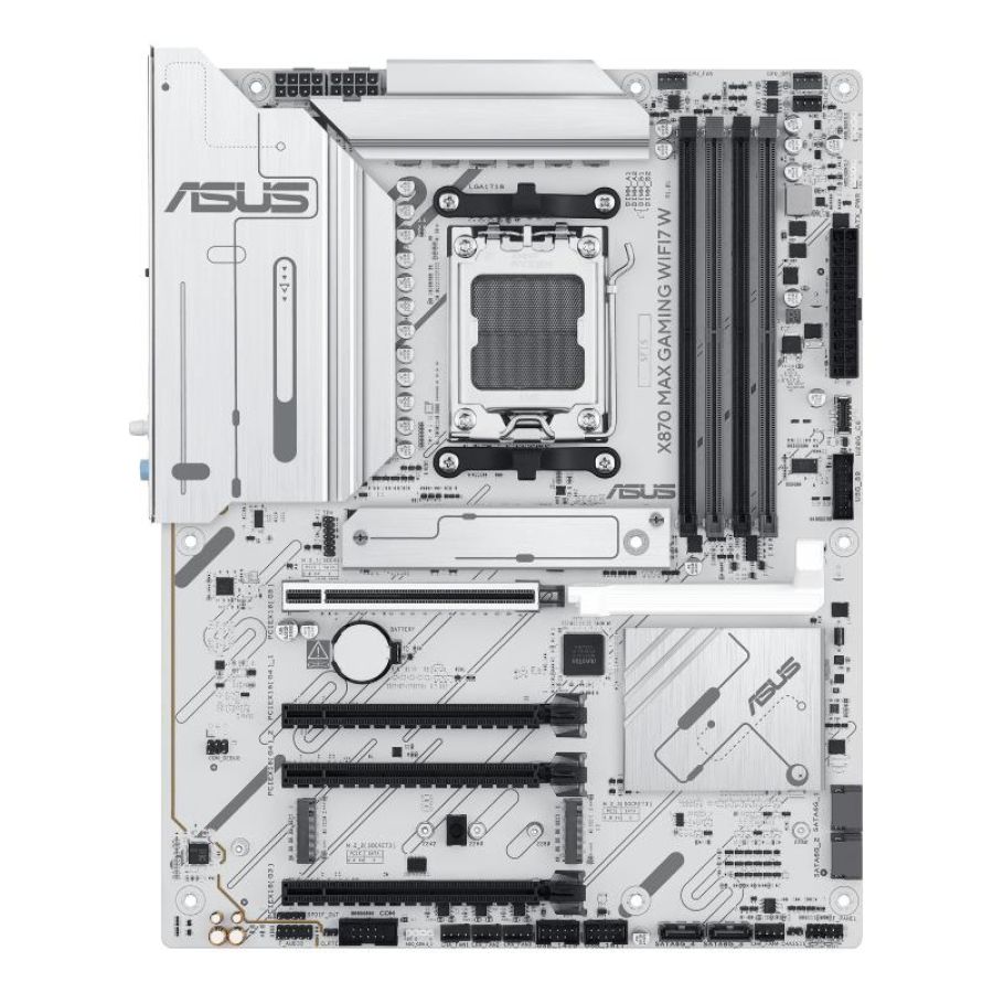 Asus x870 max gaming wifi7 w amd x870 socket am5 atx