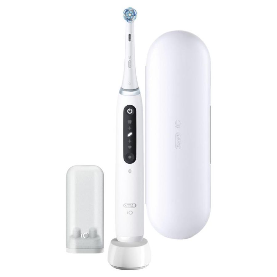 Oral-b io series 5 adulto spazzolino rotante-oscillante bianco