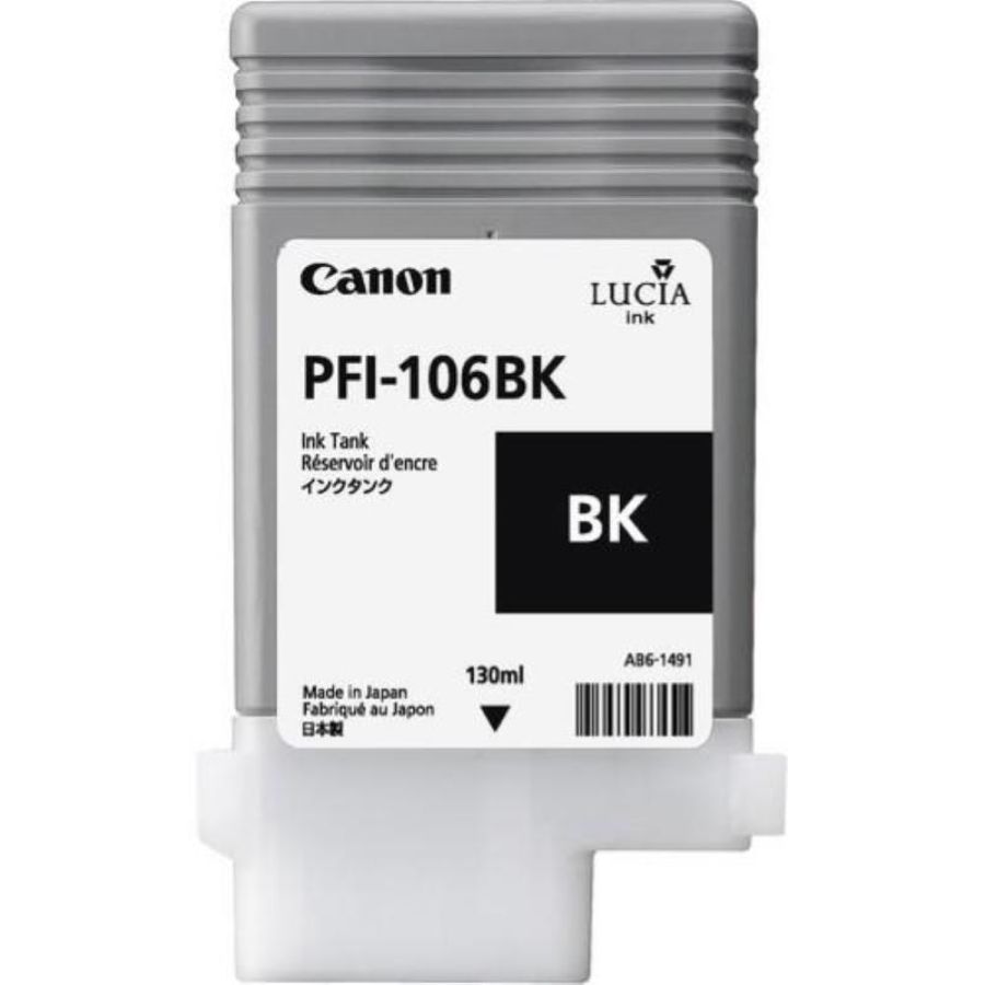 Canon pfi-106 bk cartuccia d\`inchiostro 1 pz originale nero per foto