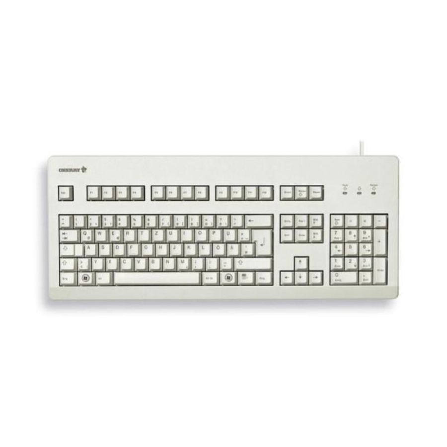 Cherry g80-3000 tastiera universale usb qwertz tedesco grigio