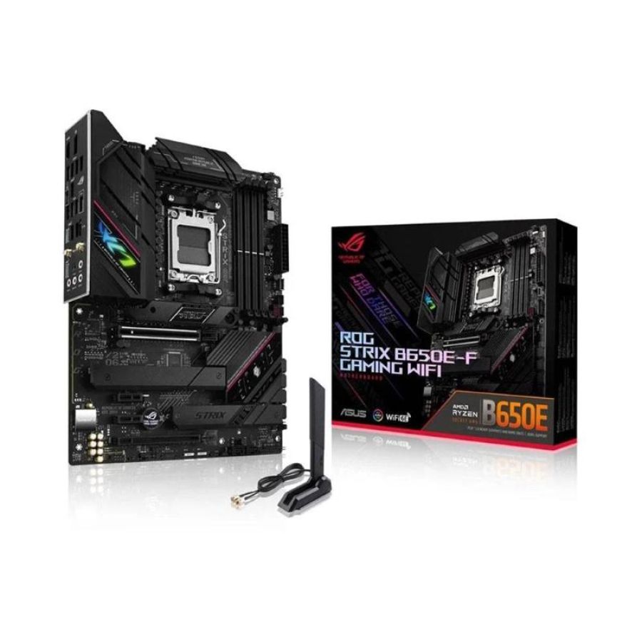 Asus rog strix b650e-f gaming wifi amd b650 presa di corrente am5 atx