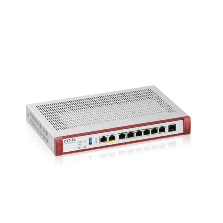 Zyxel firewall cons. 50 utenti, banda fino a 5gb, 1p2,5gbpoe+1p2,5gb+6pgb lan/wan, desktop/rack, 1y