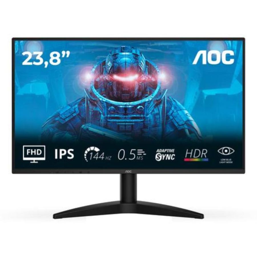 Aoc monitor 23,8 led ips fhd 16:9 4ms 144hz 250 cdm, dp/hdmi