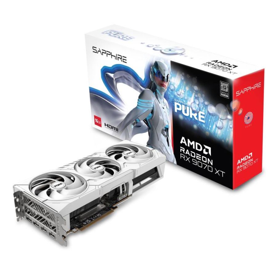 Sapphire vga radeon rx 9070 xt, pure rx 9070 xt gaming oc 16gb dual hdmi / dual dp lite
