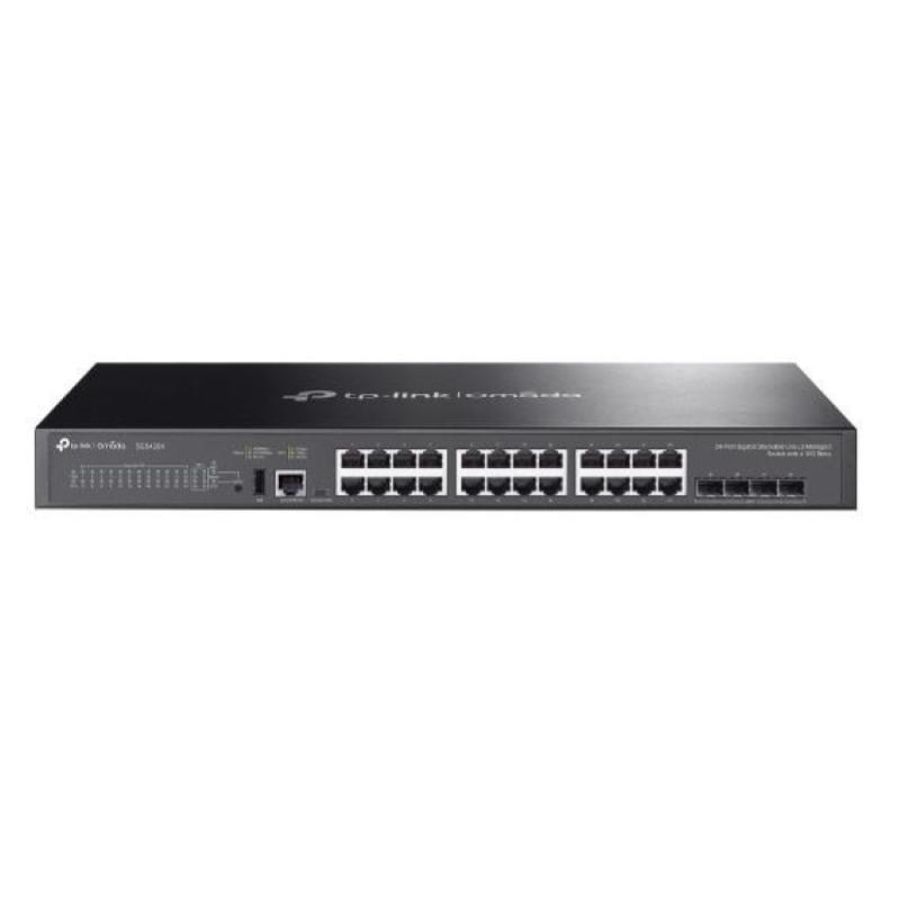 Tp-link omada sg5428x switch di rete gestito l3 gigabit ethernet (10/100/1000) nero