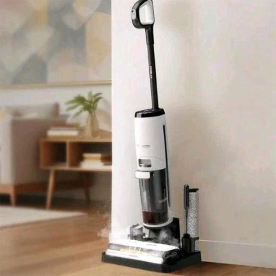 Tineco floor one s7 steam plus 4 in 1 aspirapolvere/scopa elettrica lavapavimenti pulitore a vapore 240 w bianco