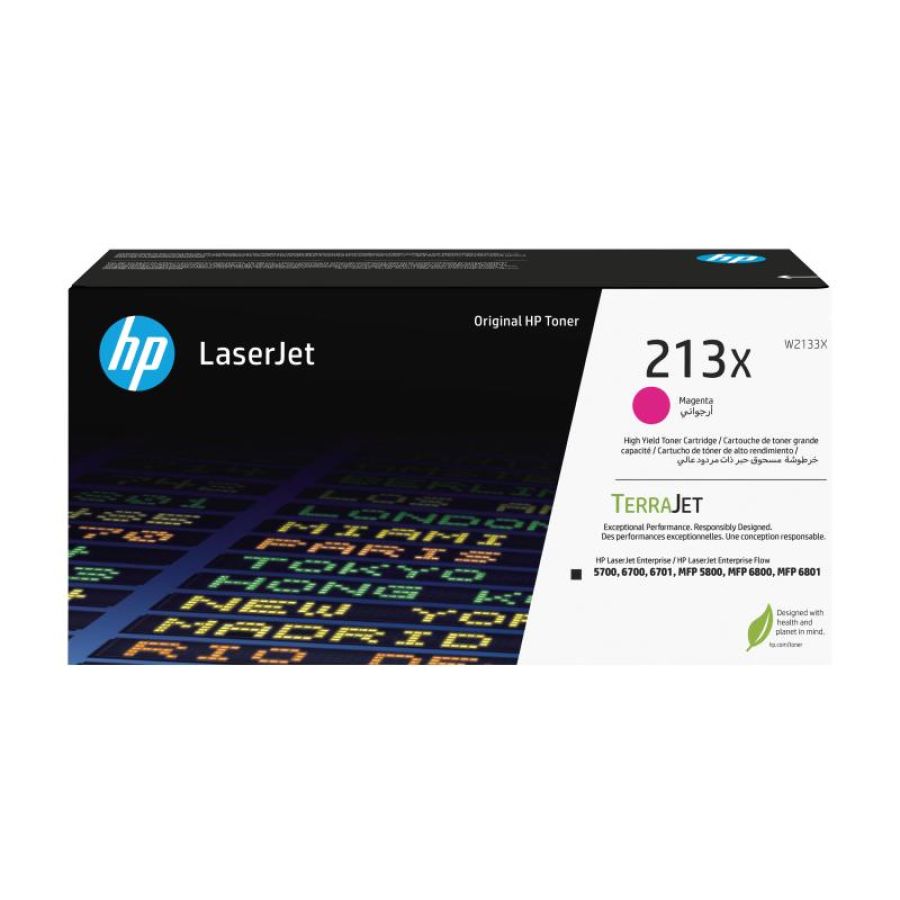 Hp cartuccia toner originale magenta ad alta capacità laserjet 213x
