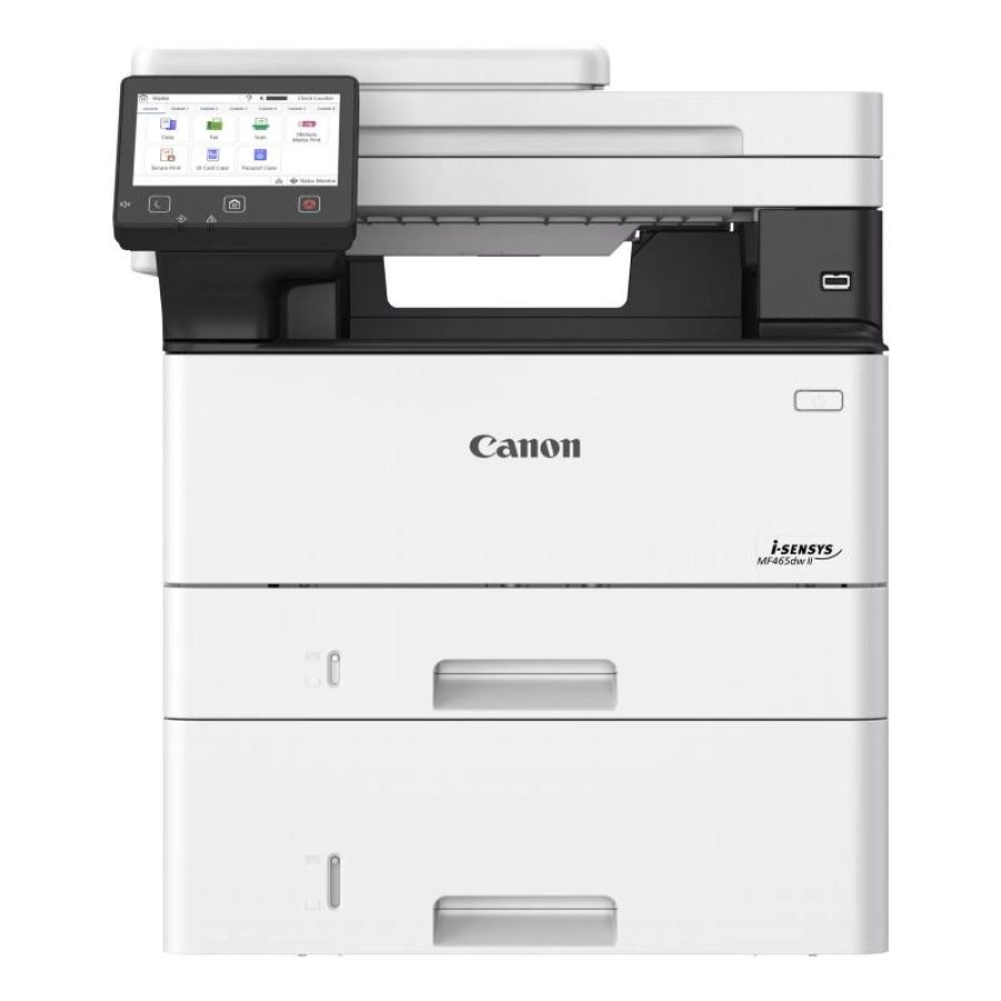 Multifunzione canon laser i-sensys mf465dw ii a4 40ppm 250ff dadf lan usb wifi display 7188c007