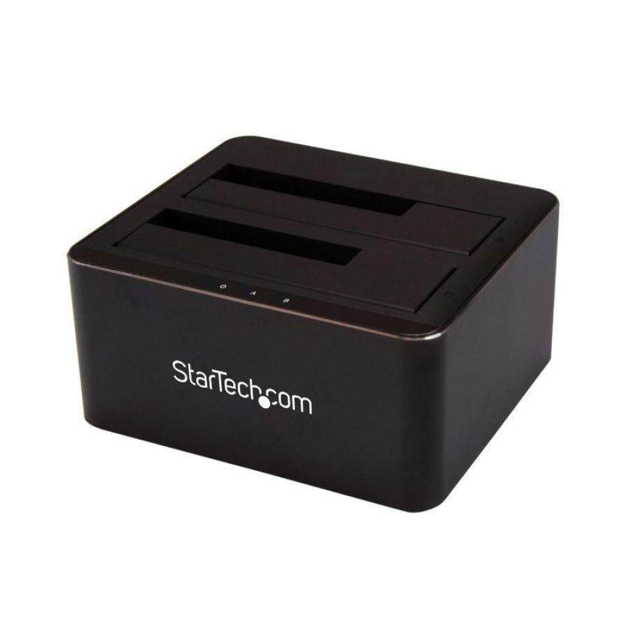 Startech.com docking station a doppio bay sata per 2x 2,5/3,5\ sata ssd/hdd - usb 3.0