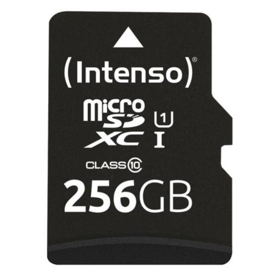 Intenso memory card micro sd 256gb uhs-i premium up to 90 mb/s