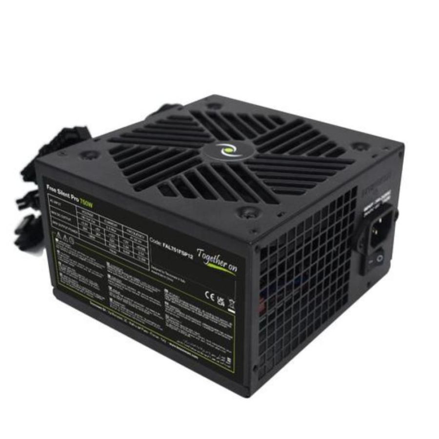 Tecnoware alimentatore free silent pro 750w 12 cm psu