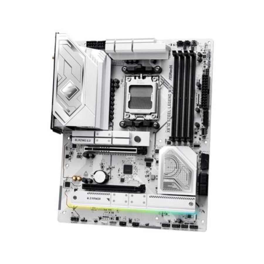 Asrock mb amd x870, x870 steel legend wifi, am5, 4x ddr5,4 x sata3