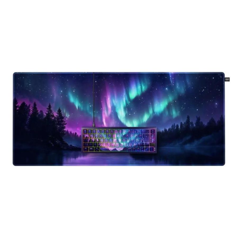 Cherry northern light bundle tastiera casa usb qwertz tedesco multicolore