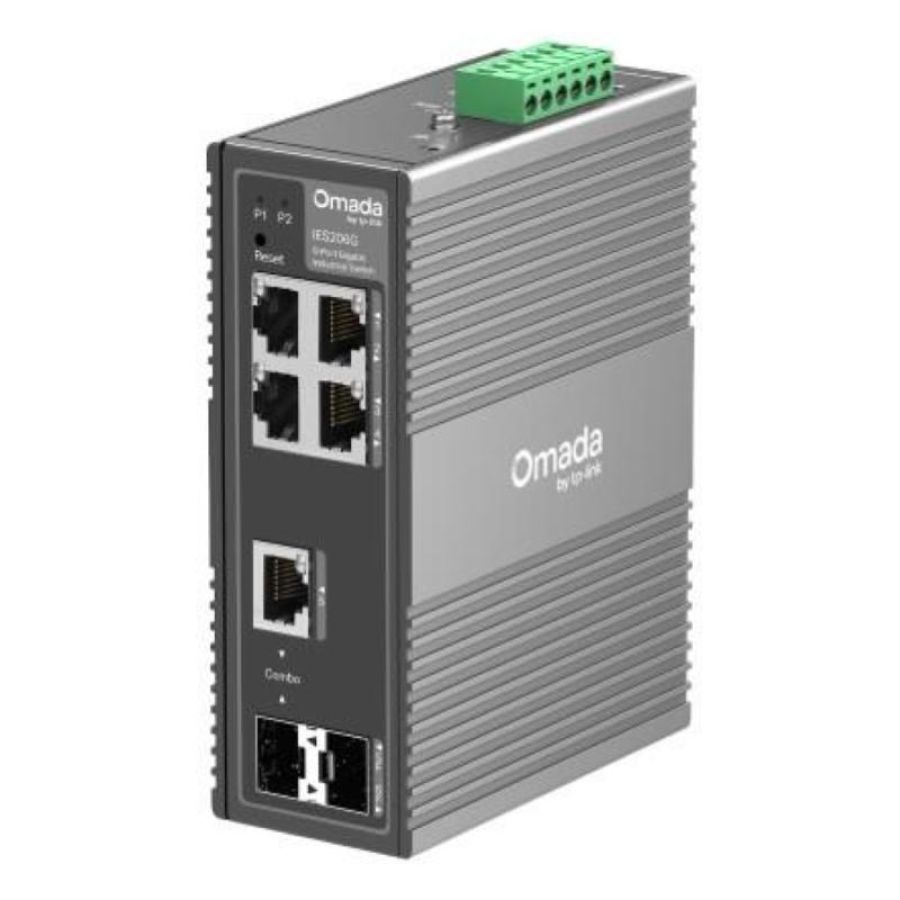 Tp-link omada ies206g switch di rete gestito gigabit ethernet (10/100/1000) nero