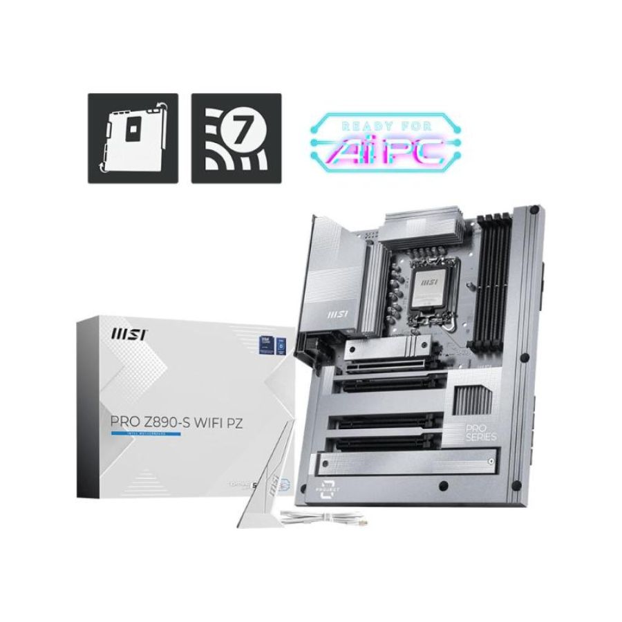 Msi pro z890-s wifi pz scheda madre intel z890 lga 1851 (socket v1) atx