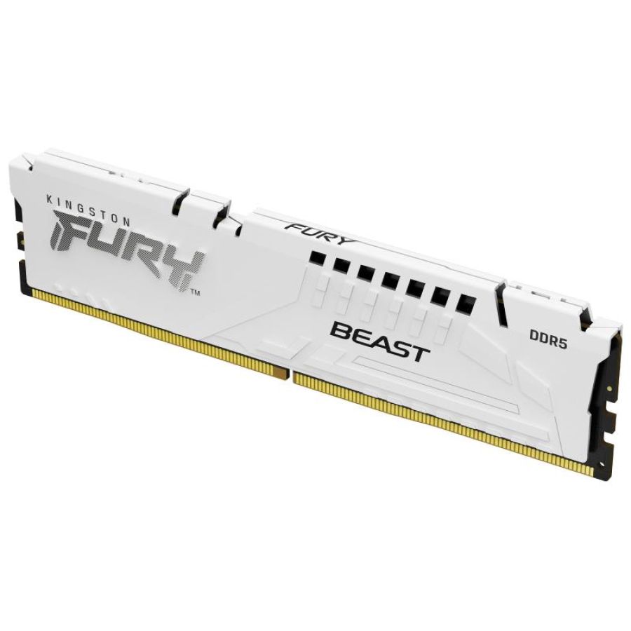 Kingston technology fury beast 16gb 6000mt/s ddr5 cl30 dimm white expo