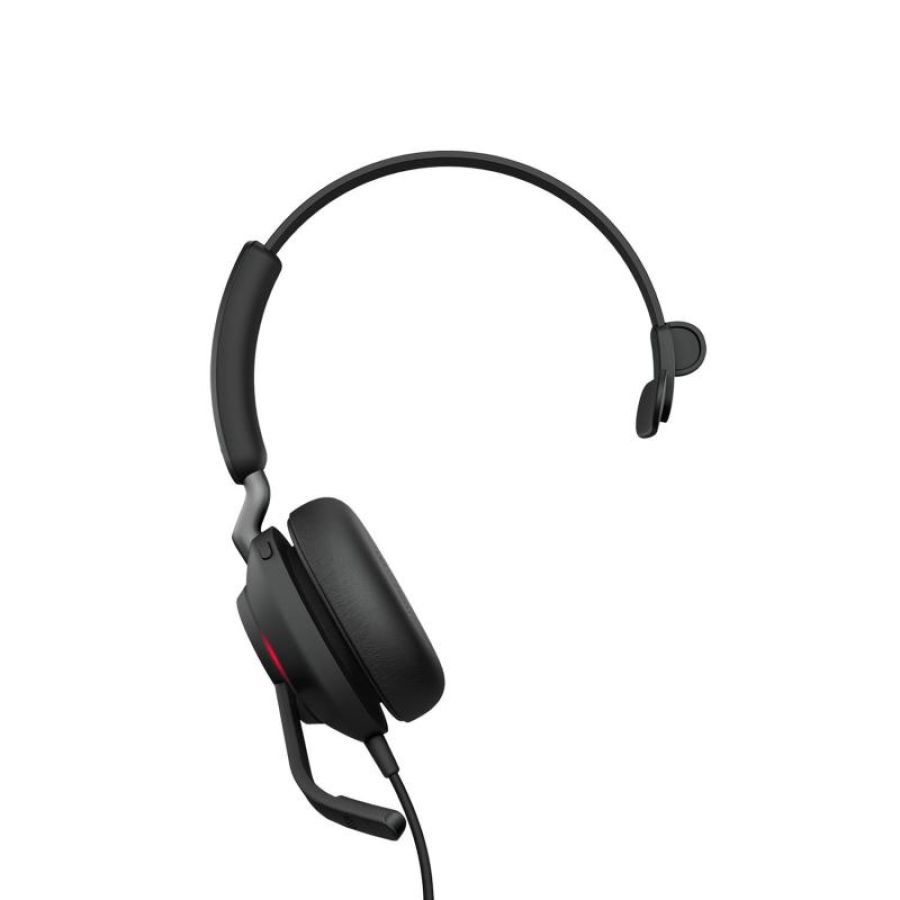 Jabra evolve2 40 se auricolare cablato a padiglione musica e chiamate usb tipo-c nero