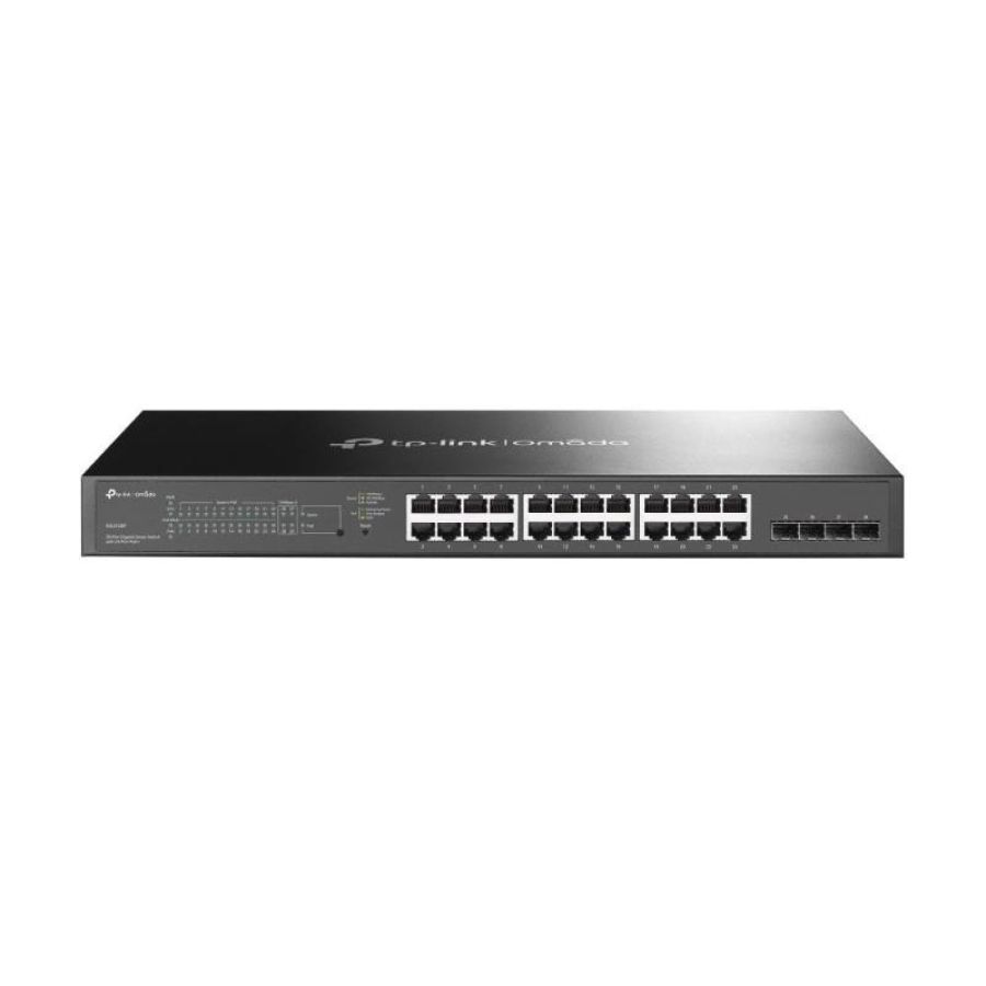 Tp-link omada tl-sg2428p gestito l2/l2+ gigabit ethernet (10/100/1000) supporto power over ethernet (poe) 1u nero