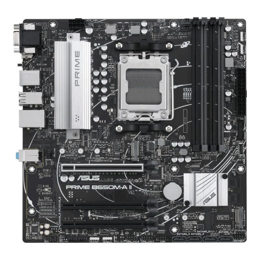 Asus prime b650m-a ii-csm amd b650 presa di corrente am5 micro atx