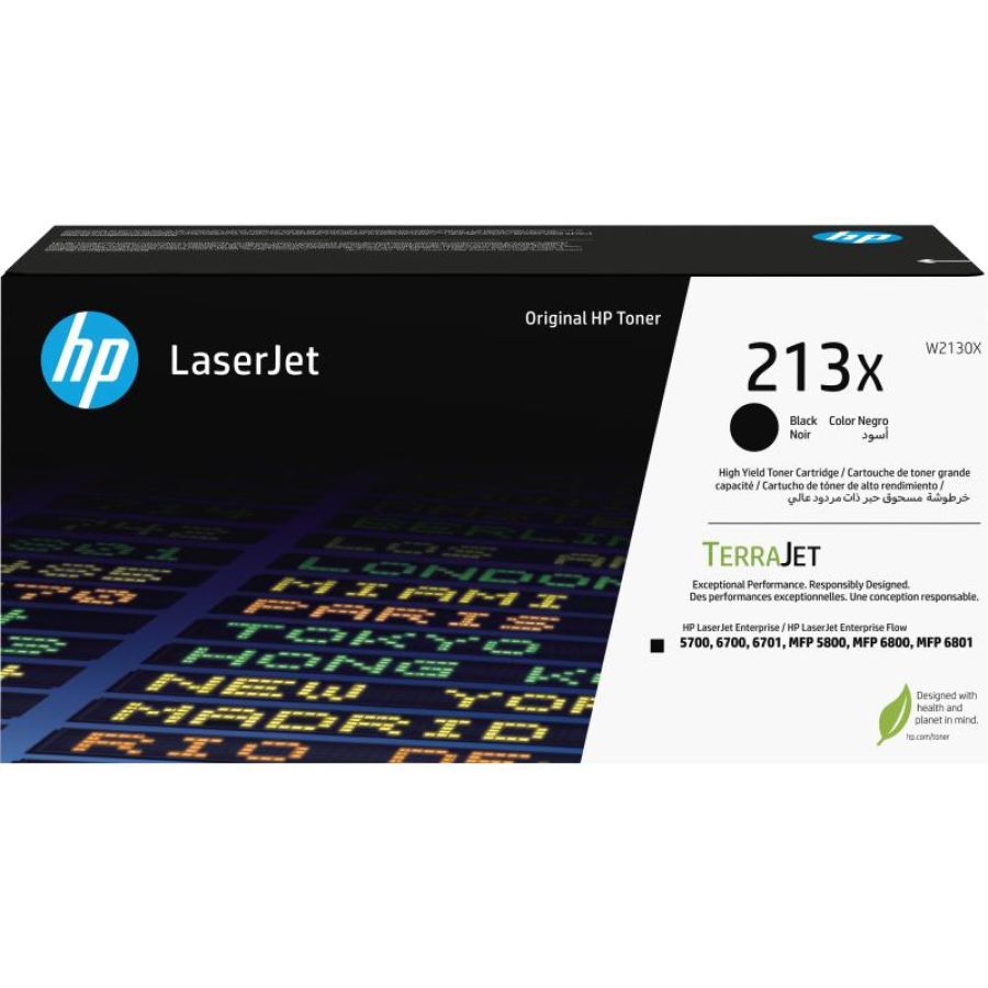 Hp cartuccia toner originale nero ad alta capacità laserjet 213x